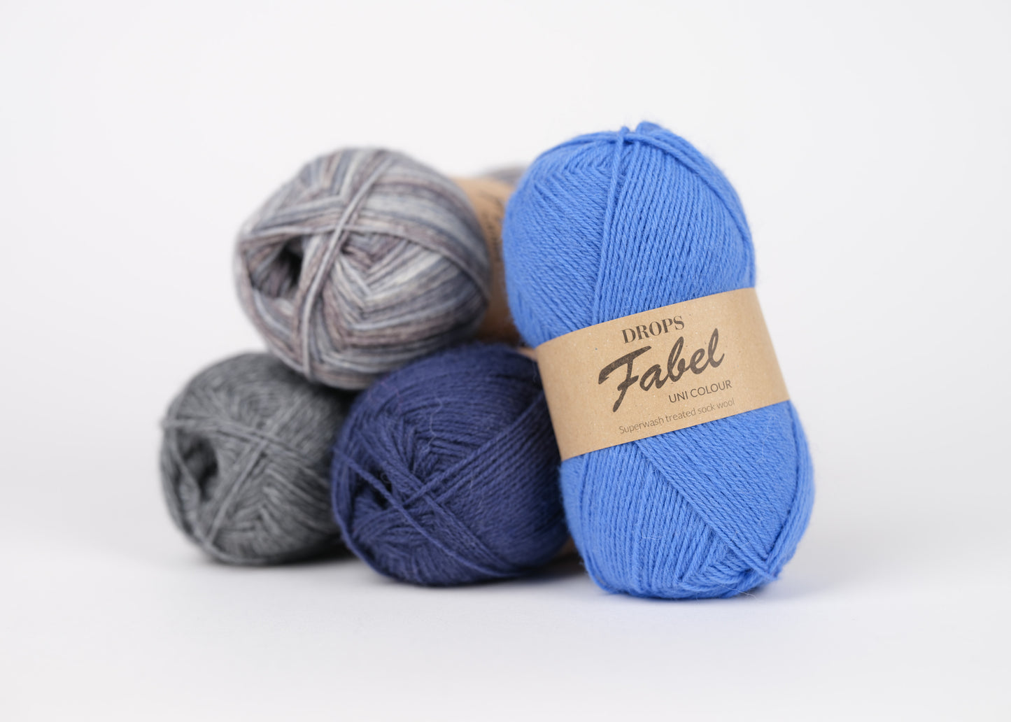 DROPS Fabel mezgimo siūlai 50g (vilna, poliamidas)