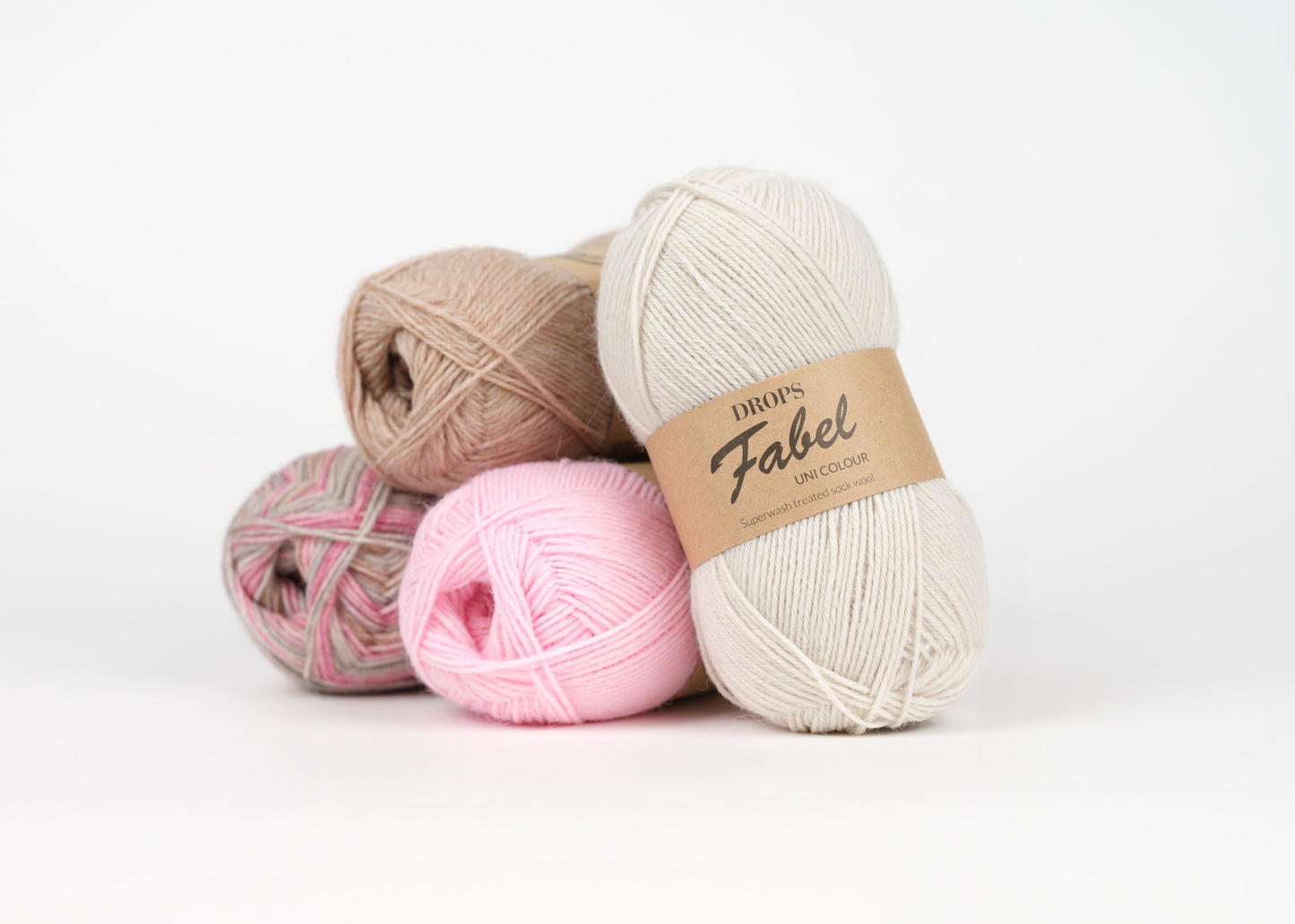 DROPS Fabel mezgimo siūlai 50g (vilna, poliamidas)