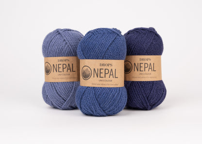 DROPS Nepal mezgimo siūlai 50g (vilna, alpaka)