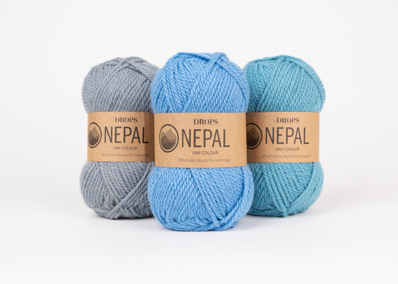 DROPS Nepal mezgimo siūlai 50g (vilna, alpaka)