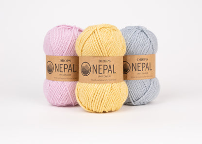 DROPS Nepal mezgimo siūlai 50g (vilna, alpaka)