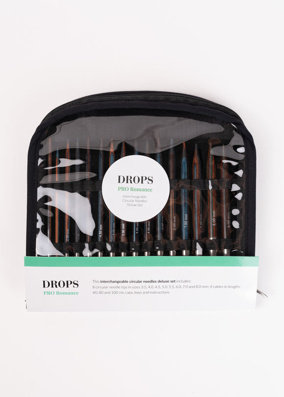 Drops Pro Romance medinių virbalų rinkinys keičiamu valu
