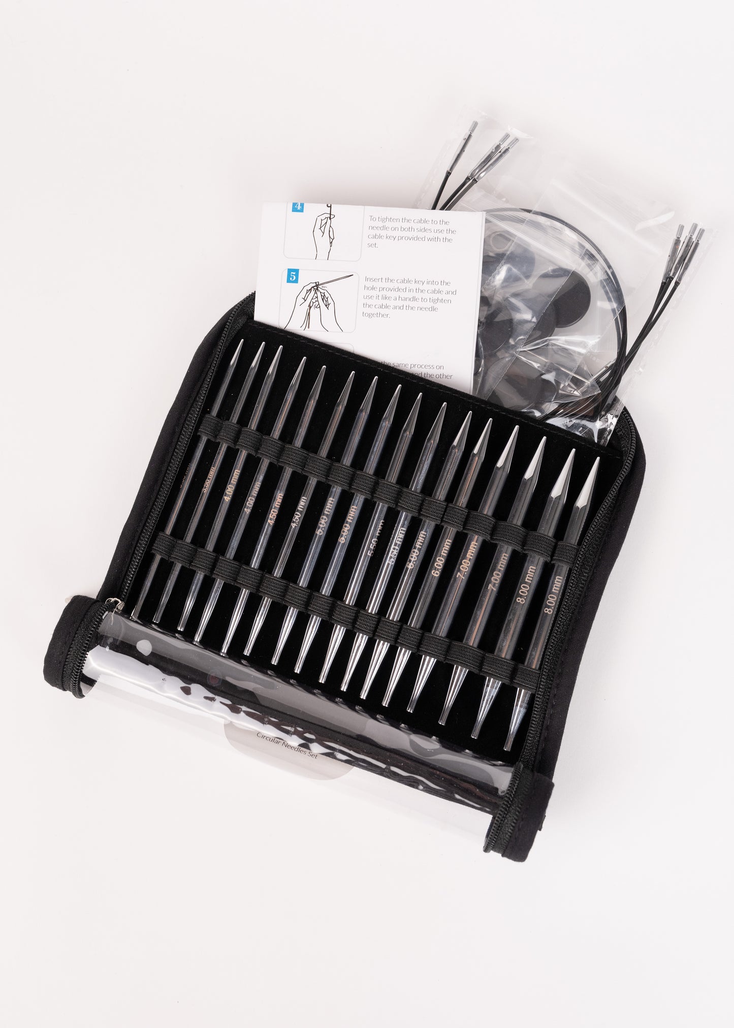 Drops Pro Classic metāla adatu komplekts ar maināmu diegu