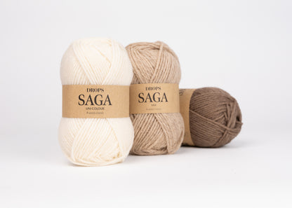 DROPS Saga mezgimo siūlai 50g (vilna)