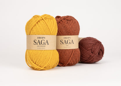 DROPS Saga mezgimo siūlai 50g (vilna)