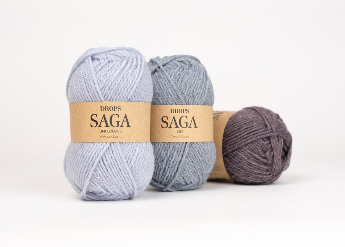 DROPS Saga mezgimo siūlai 50g (vilna)