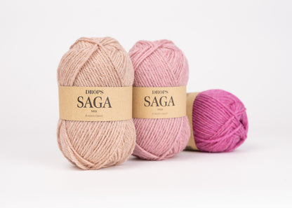 DROPS Saga mezgimo siūlai 50g (vilna)