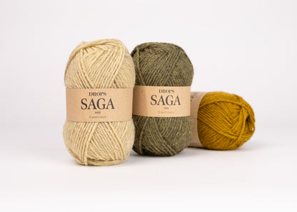 DROPS Saga mezgimo siūlai 50g (vilna)