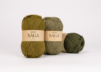 DROPS Saga mezgimo siūlai 50g (vilna)