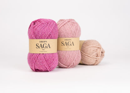 DROPS Saga mezgimo siūlai 50g (vilna)
