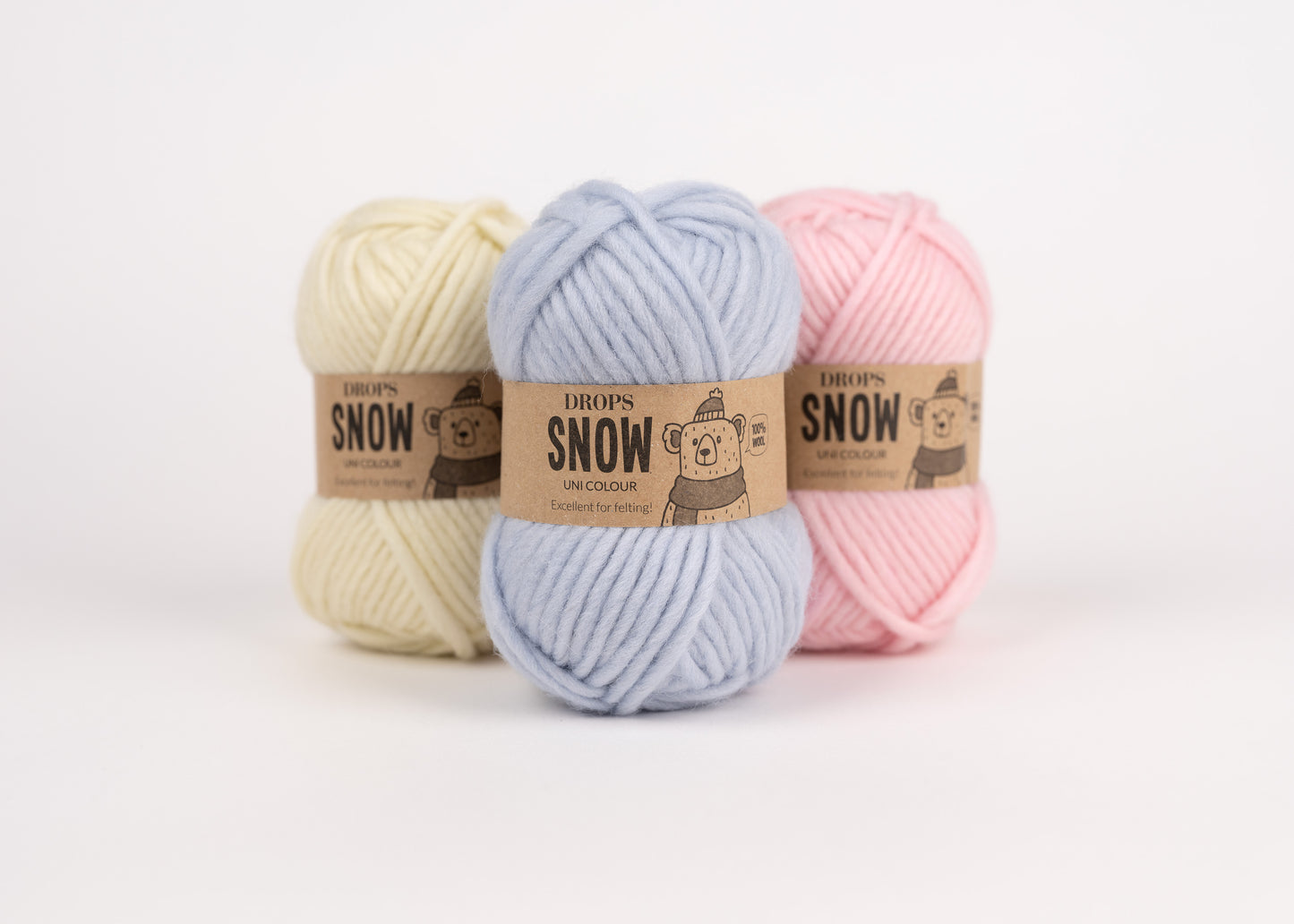 DROPS Snow mezgimo siūlai 50g (vilna)