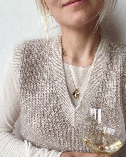 PetiteKnit Friday Slipover V-neck - Schema