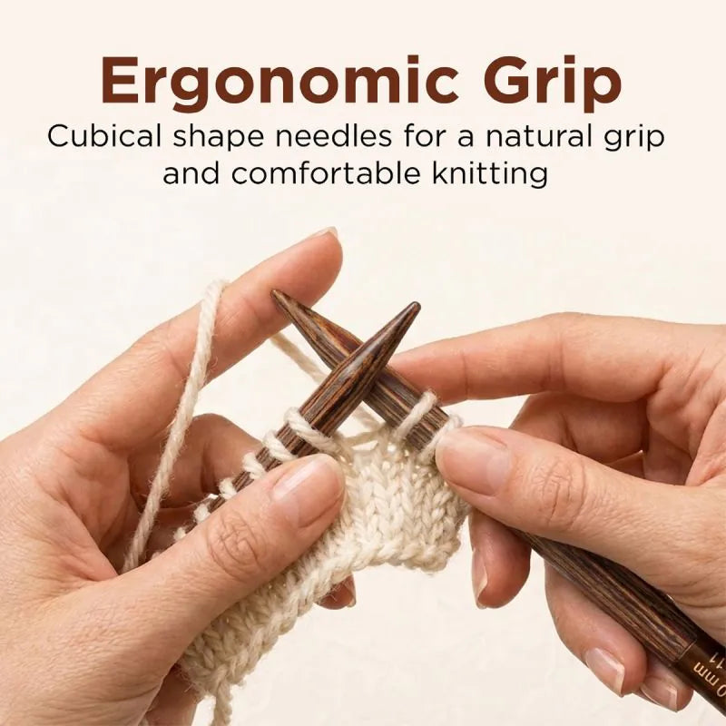 KnitPro Ginger Cubics 13cm prisukamų virbalų rinkinys