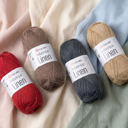 YarnArt Intense Linen siūlai 50g (medvilnė, viskozė)