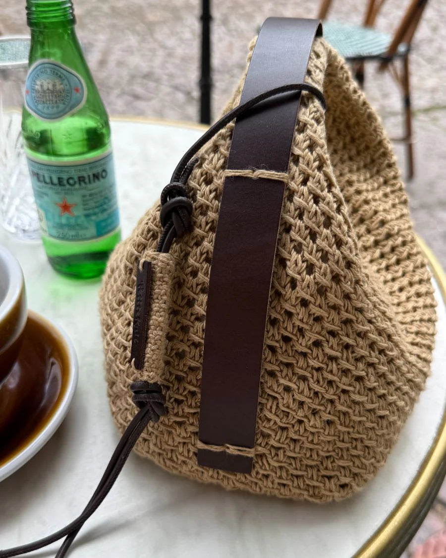 PetiteKnit odinė rankena "Juno Bag" rankinei