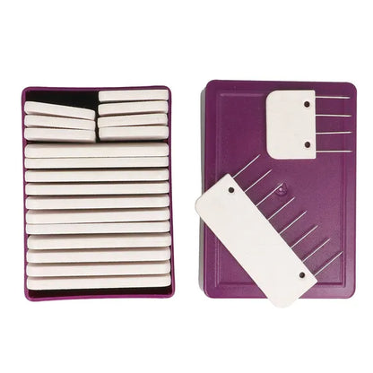 KnitPro mezgimo blokatoriai (balti)