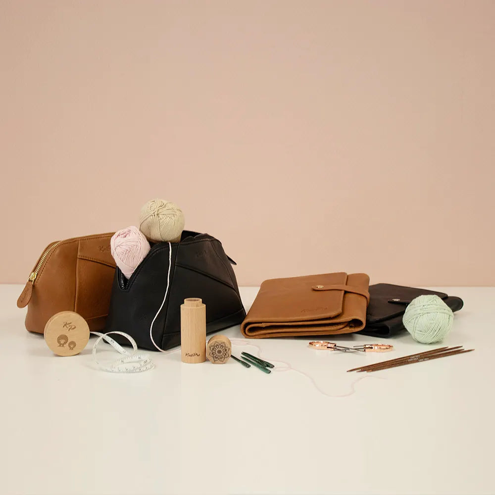 KnitPro Eden odinė rankinė "Project Bag"