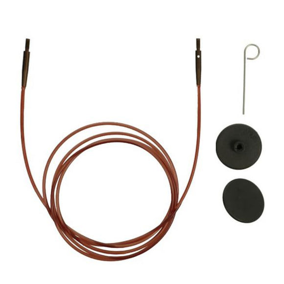 KnitPro Ginger prisukamų virbalų valas 40cm - 150cm