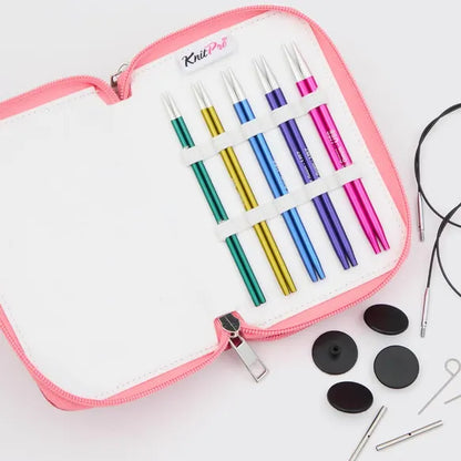 KnitPro Zing Starter 13cm prisukamų virbalų rinkinys