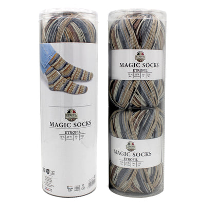 Etrofil Magic Socks Kit (vilna, poliamidas)