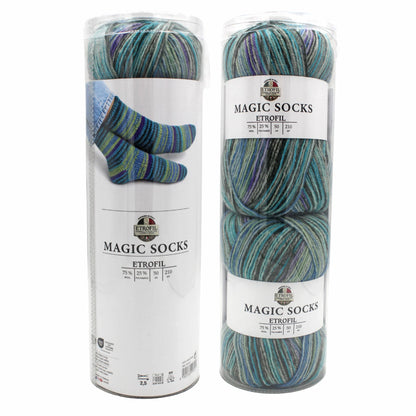 Etrofil Magic Socks Kit (vilna, poliamidas)