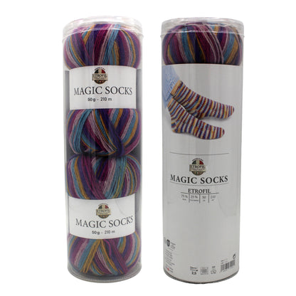 Etrofil Magic Socks Kit (vilna, poliamidas)