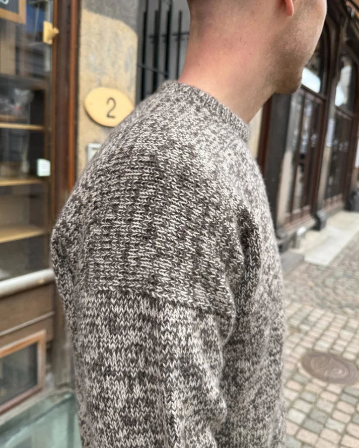 PetiteKnit Melange Sweater Man - Schema