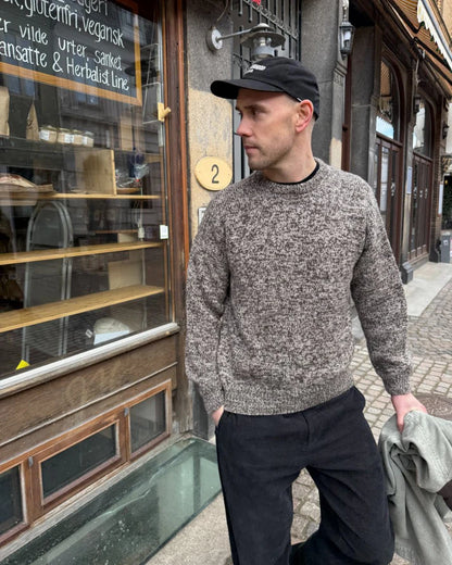PetiteKnit Melange Sweater Man - Schema