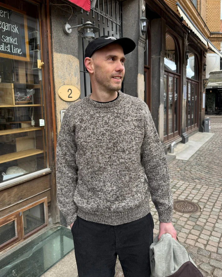 PetiteKnit Melange Sweater Man - Schema