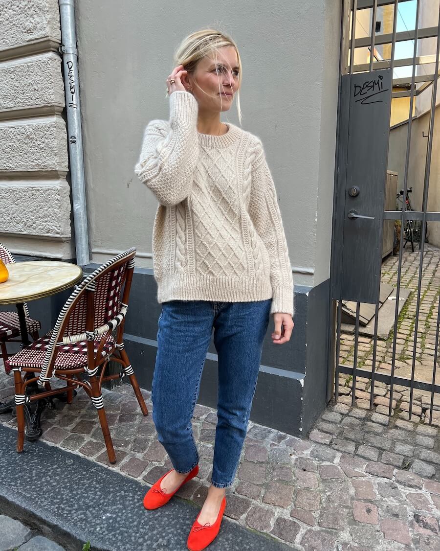 PetiteKnit Moby Sweater - Schema