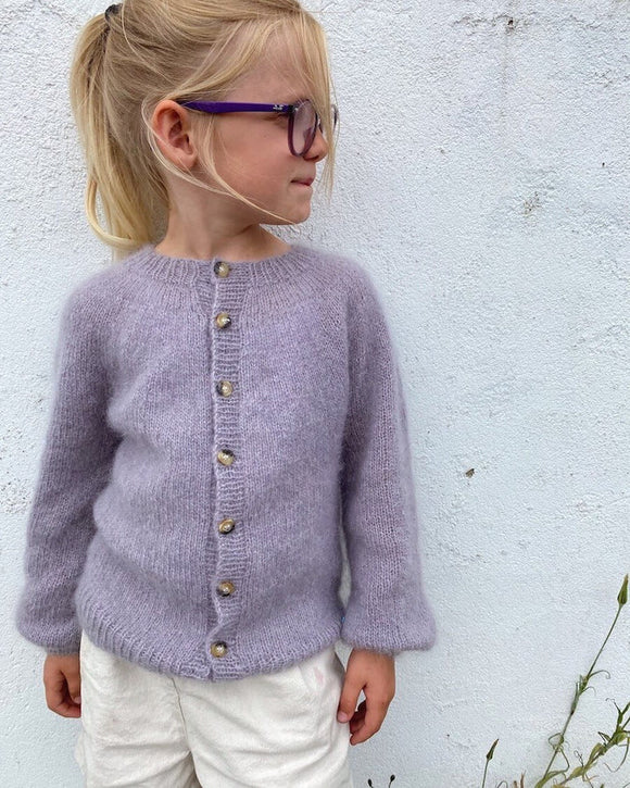 PetiteKnit Novice Cardigan Junior (Mohair Edition) - Schema