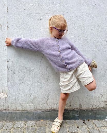 PetiteKnit Novice Cardigan Junior (Mohair Edition) - Schema