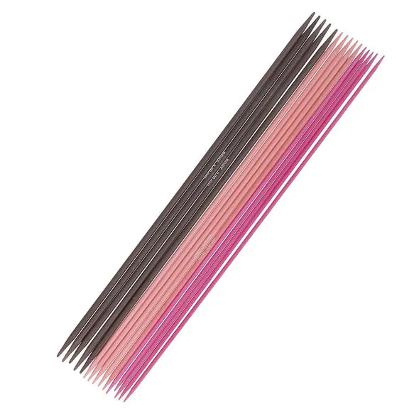 Pony Colour metalinių mezgimo virbalų rinkinys 20cm (2.00mm - 3.00mm)