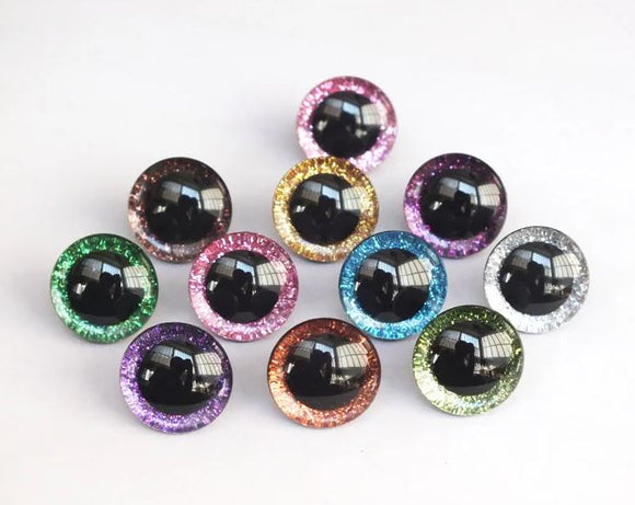 Safety eyes for toys 12-16mm (Colored)