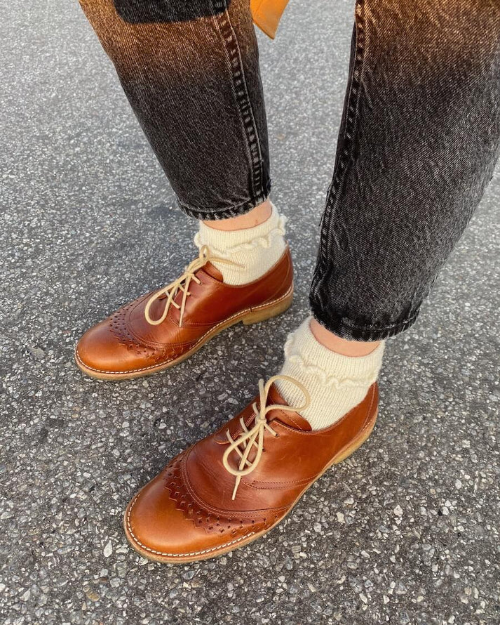 PetiteKnit Ruffle Socks - Schema