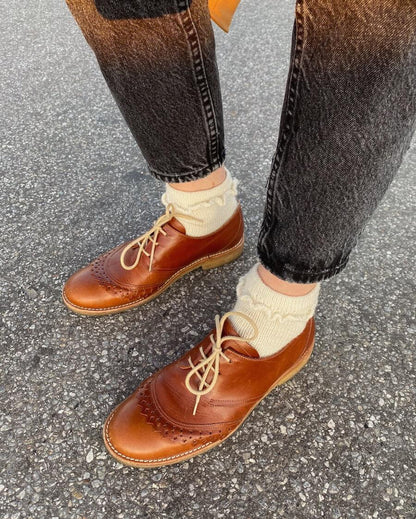 PetiteKnit Ruffle Socks - Schema
