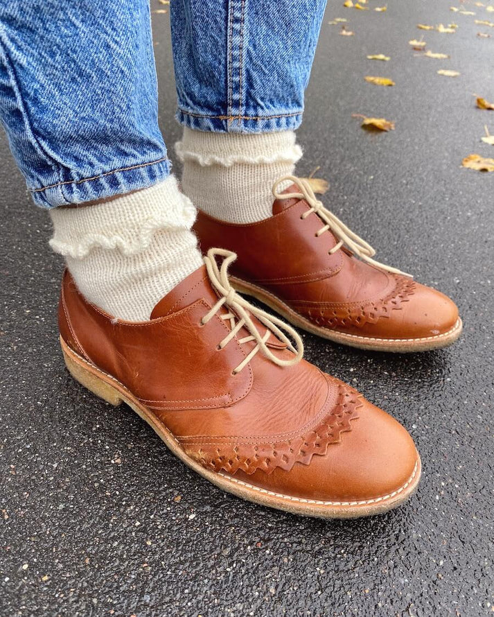 PetiteKnit Ruffle Socks - Schema