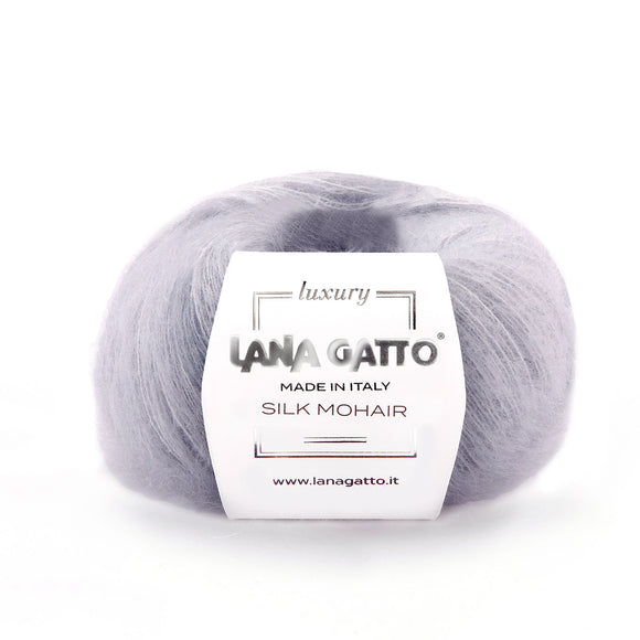 Lana Gatto Silk Mohair mezgimo siūlai 25g (mohera, šilkas)