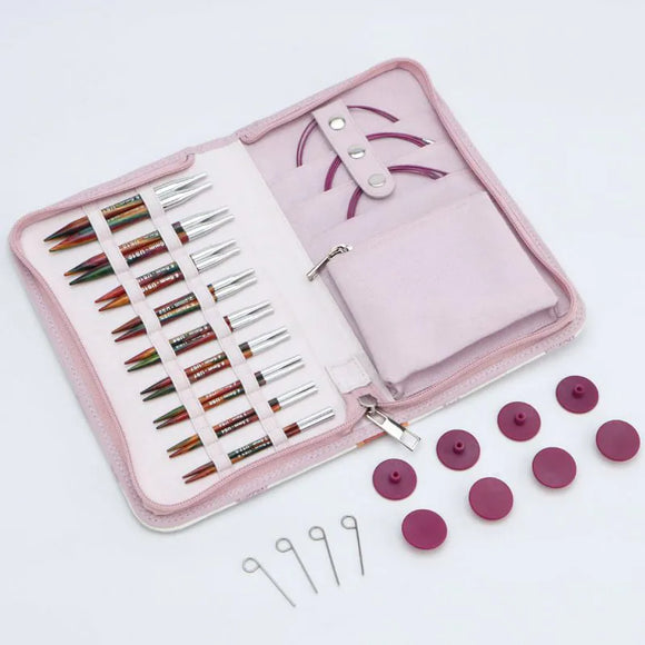 KnitPro Symfonie 2 Deluxe 10cm prisukamų virbalų rinkinys