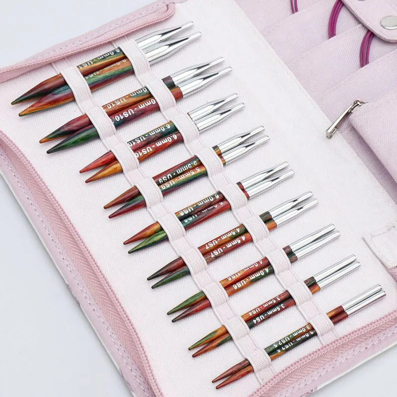 KnitPro Symfonie 2 Deluxe 10cm prisukamų virbalų rinkinys