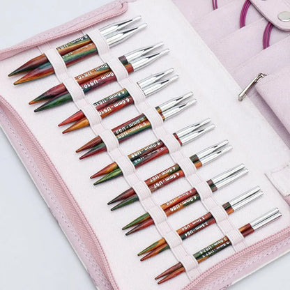 KnitPro Symfonie 2 Deluxe 10cm prisukamų virbalų rinkinys