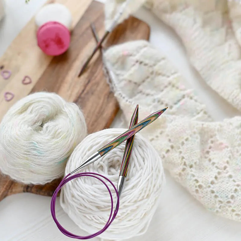 KnitPro Symfonie mediniai virbalai su valu 40cm - 100cm