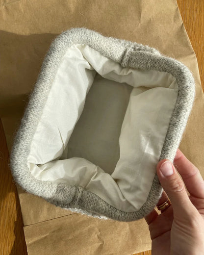 PetiteKnit medžiaga "Small frame clutch" (Juno bag)