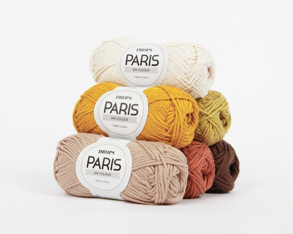 DROPS Paris siūlai 50g (medvilnė) - Pasaulio Siūlai
